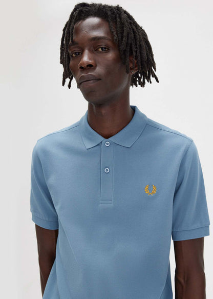 Fred Perry Polo's  Plain fred perry shirt - ash blue 