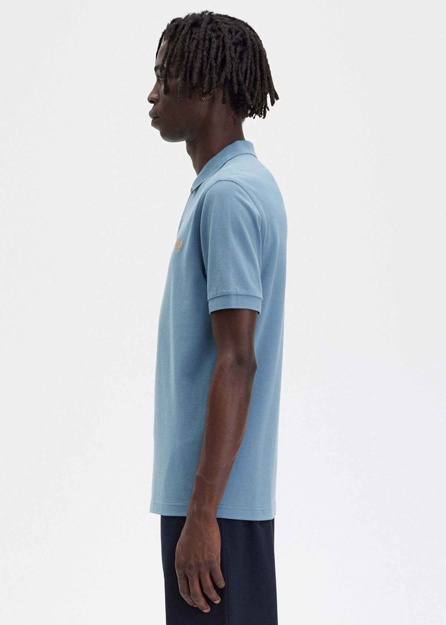 Fred Perry Polo's  Plain fred perry shirt - ash blue 