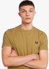 Fred Perry T-shirts  Taped ringer t-shirt - desert 