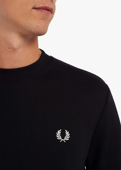 Fred Perry Truien  Crew neck sweatshirt - black 