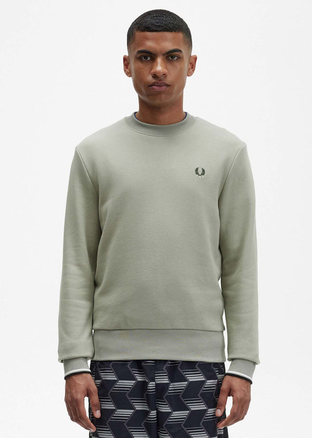 Fred Perry Pullover  Crew neck sweatshirt - seagrass 