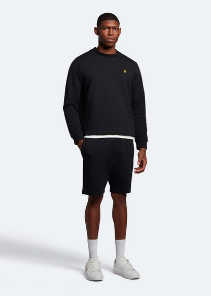 Lyle & Scott Korte Broeken  Sweat short - jet black 