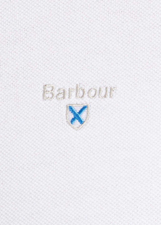 Barbour Polo's  Tartan pique polo - white dress 