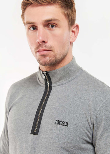 Barbour International Truien  Beaker half zip - anthracite marl 