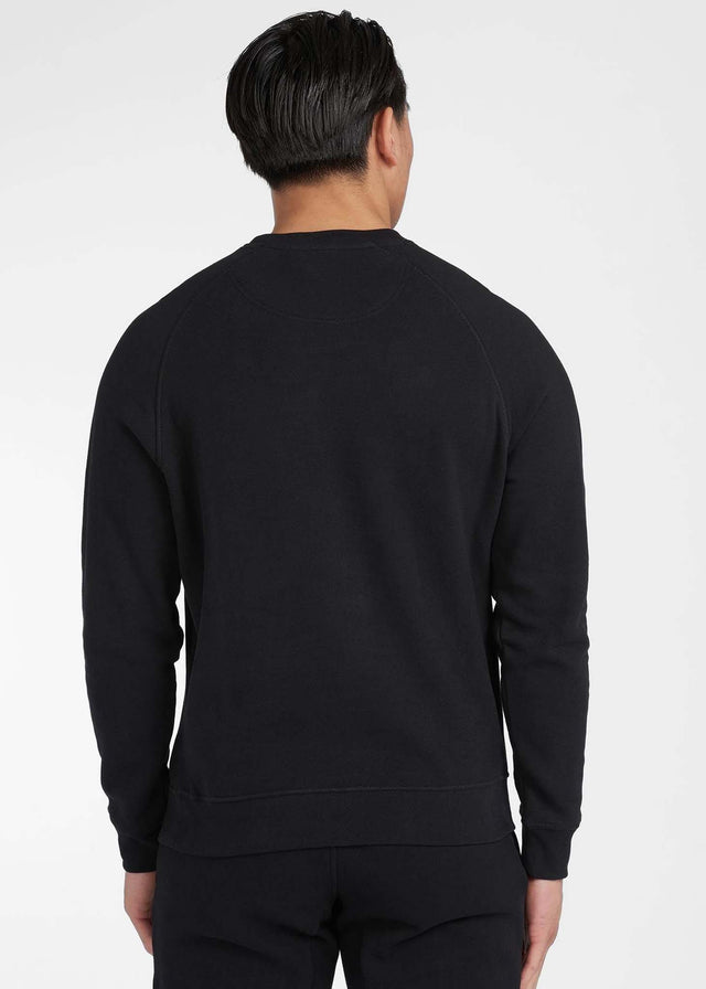 Barbour International Pullover  Essential crew neck sweat - black 