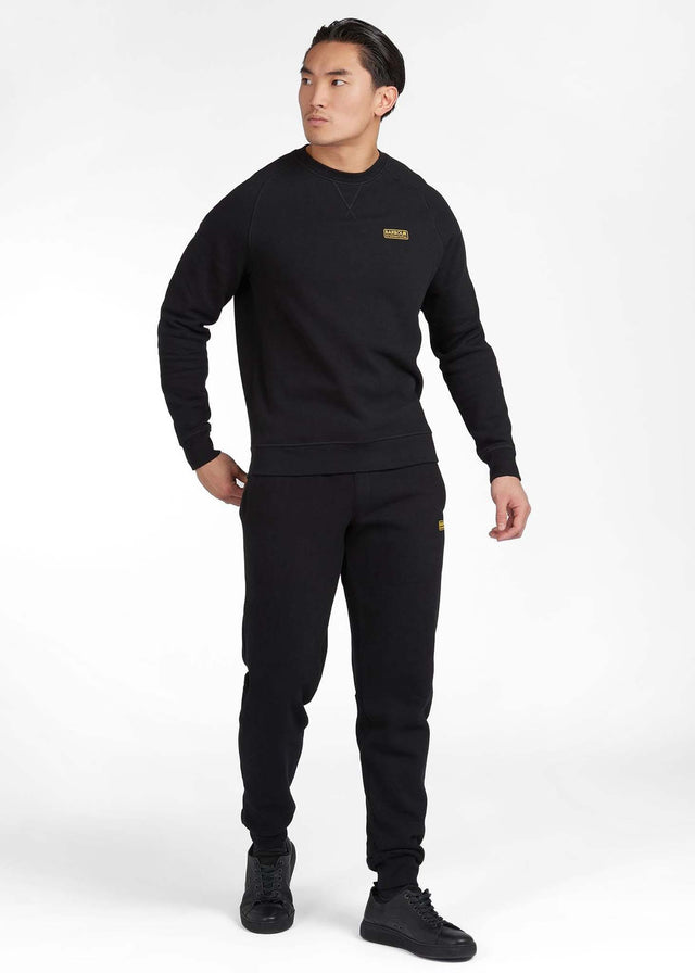 Barbour International Pullover  Essential crew neck sweat - black 
