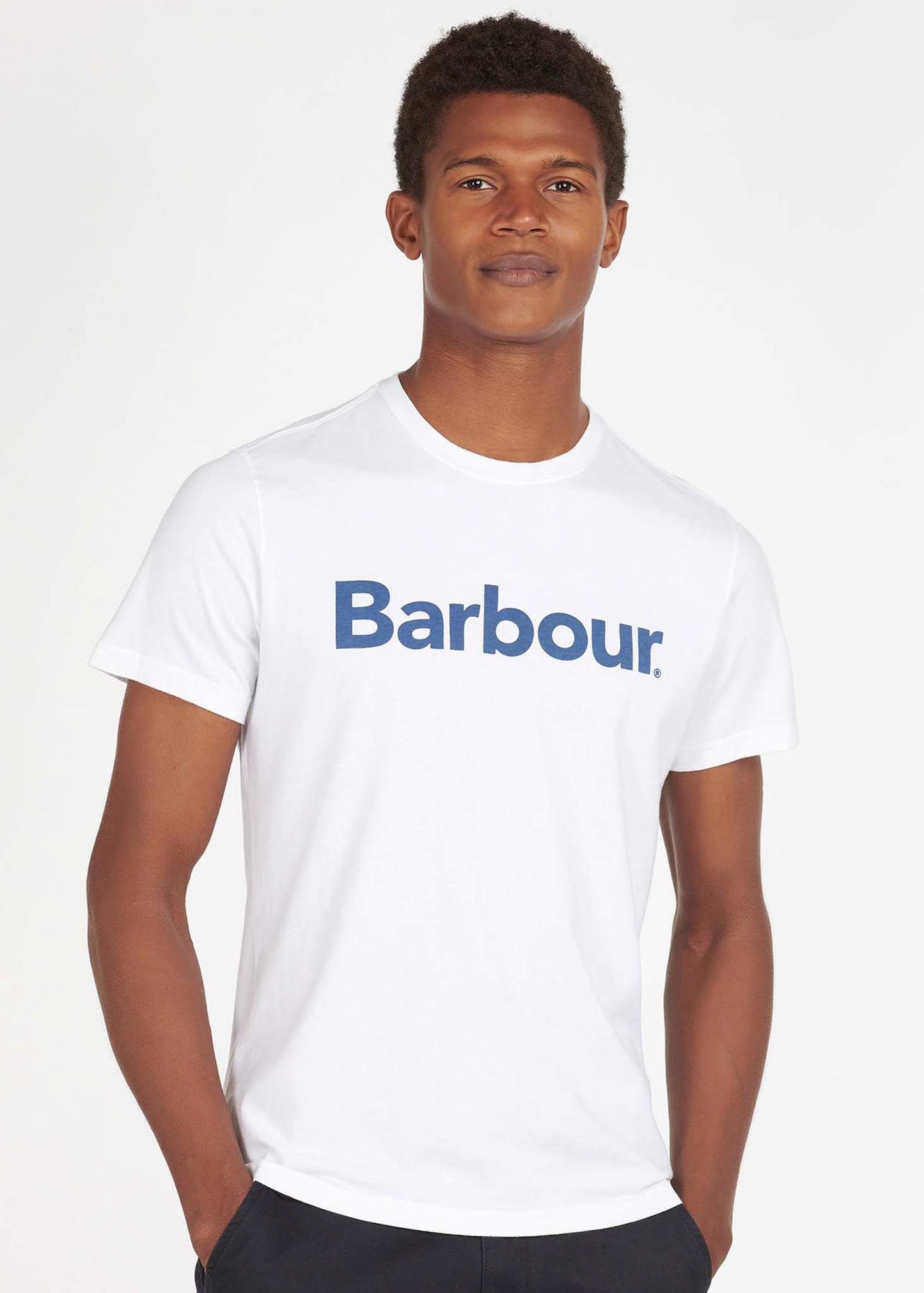 Barbour T-shirts  Logo tee - white 