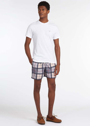 Barbour T-shirts  Tartan sports tee - white 