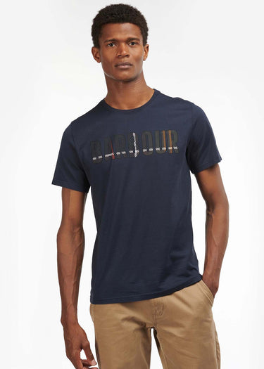 Barbour T-shirts  Wallace tee - navy 