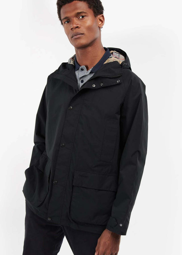 Barbour Jacken  Waterproof hooded bedale - black dress 