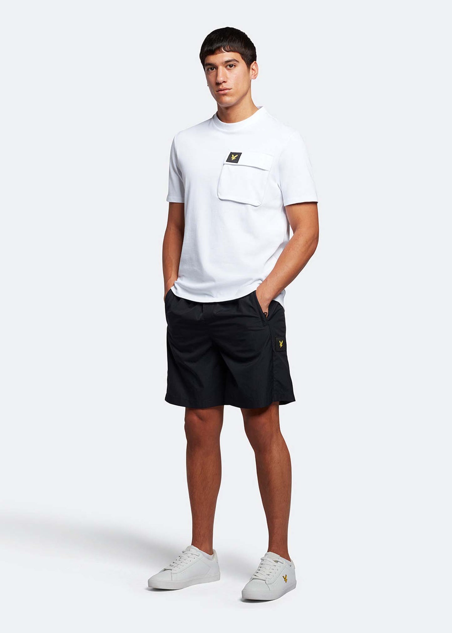 Lyle & Scott Korte Broeken  Nylon walk short - lacquer 