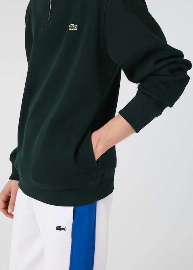 Lacoste Pullover  Sweater half zip - sinople 