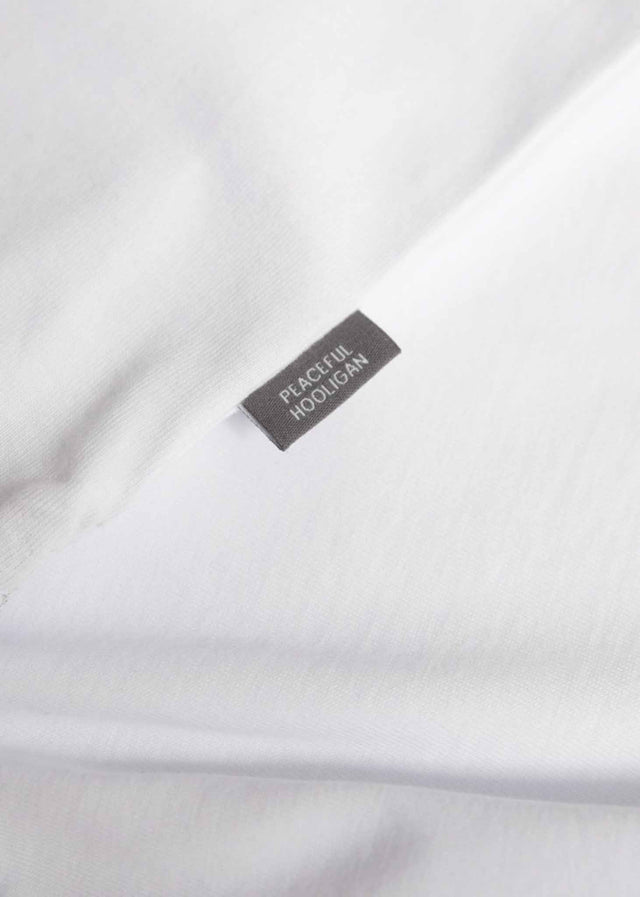 Peaceful Hooligan Poloshirts  Philip polo - white 