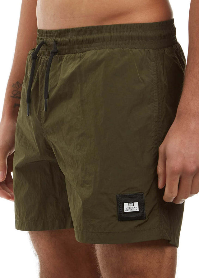 Weekend Offender Badeshorts  Stacks - dark green 