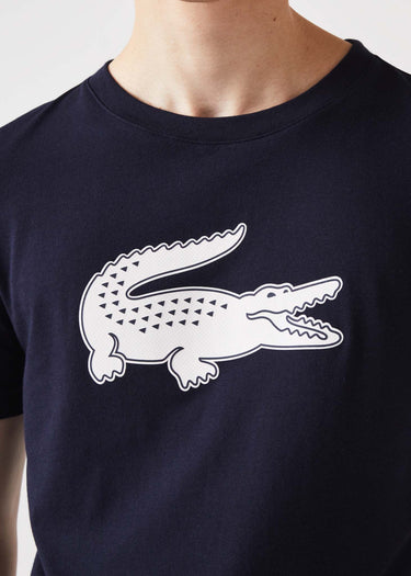 Lacoste T-shirts Lacoste logo t-shirt - navy blue white
