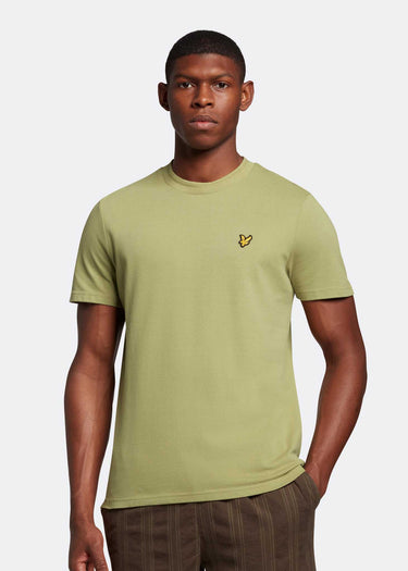 Lyle & Scott T-shirts  Crest tipped t-shirt - seaweed 
