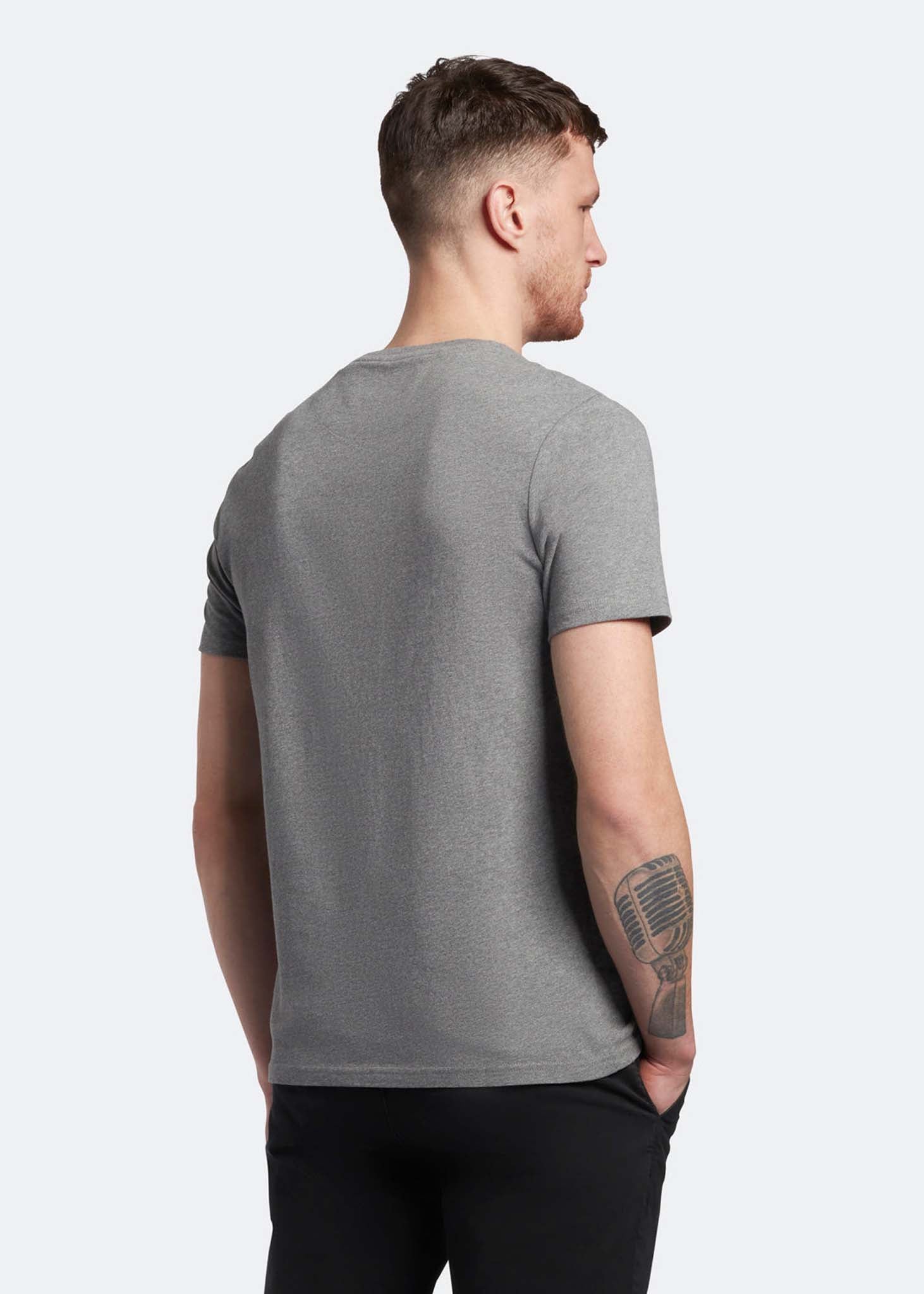 Lyle & Scott T-shirts  Plain t-shirt - mid grey marl 