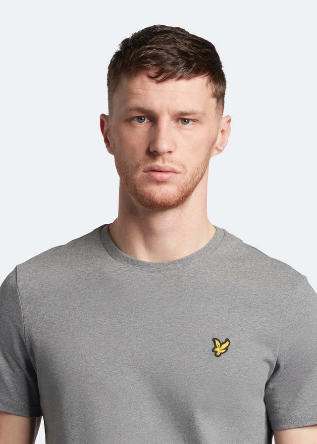 Lyle & Scott T-Shirts  Plain t-shirt - mid grey marl 