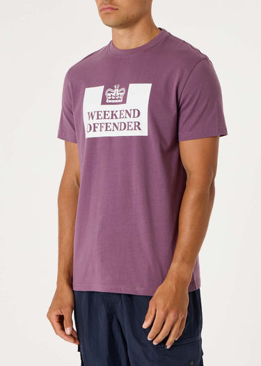 Weekend Offender T-shirts  Prison tee - dark grape 