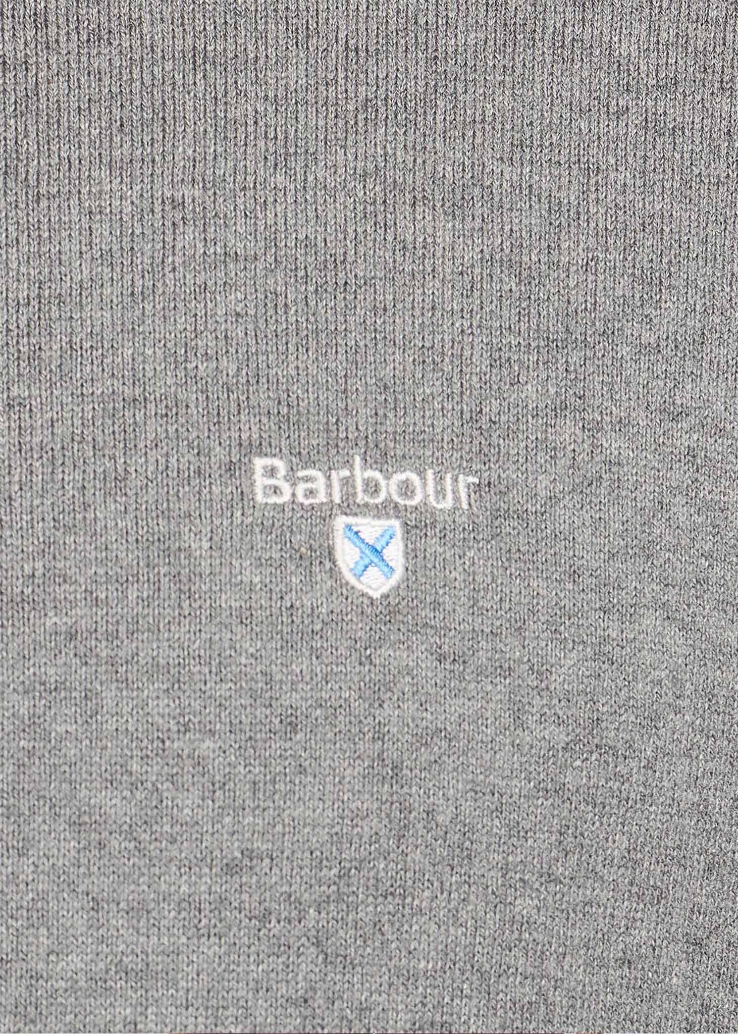 Barbour Truien  Essential cotton cashmere crew - grey marl 
