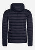 Barbour International Jassen  Ouston hooded quilt - navy 