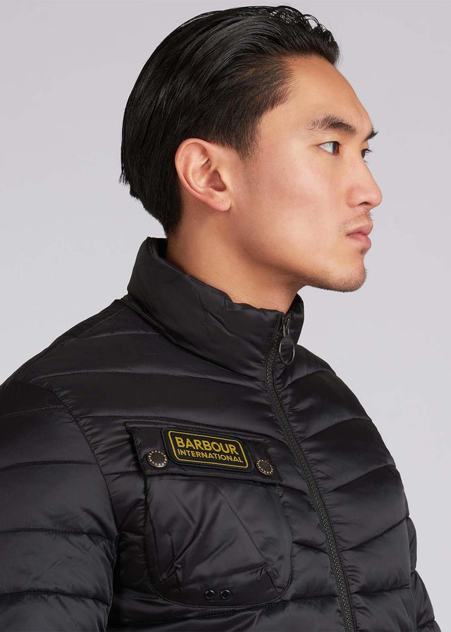 Barbour International Jacken  Chain baffle quilt - black 