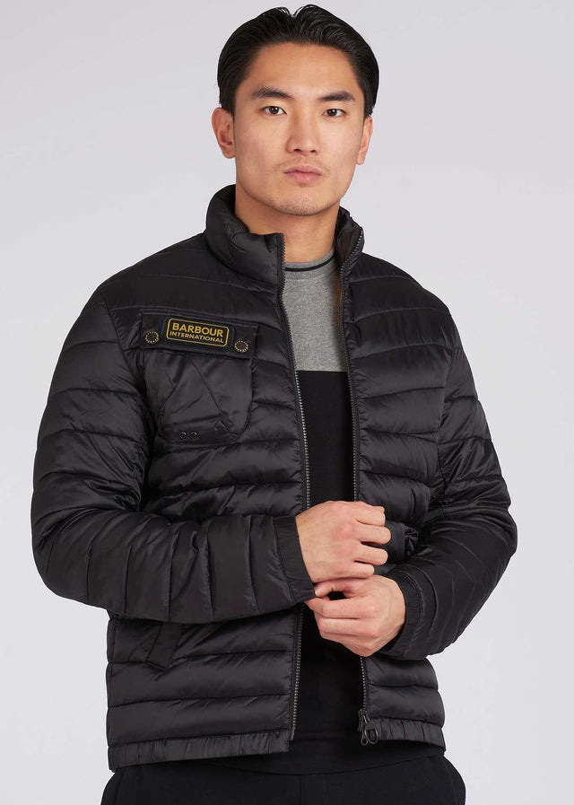 Barbour International Jacken  Chain baffle quilt - black 