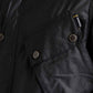 Barbour International Jassen  Slim international wax jacket - black 