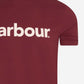 Barbour T-shirts  Logo tee - ruby 