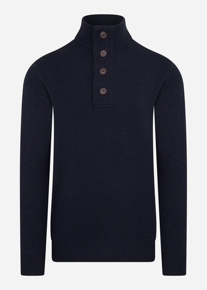 Barbour Truien  Patch half zip - navy 