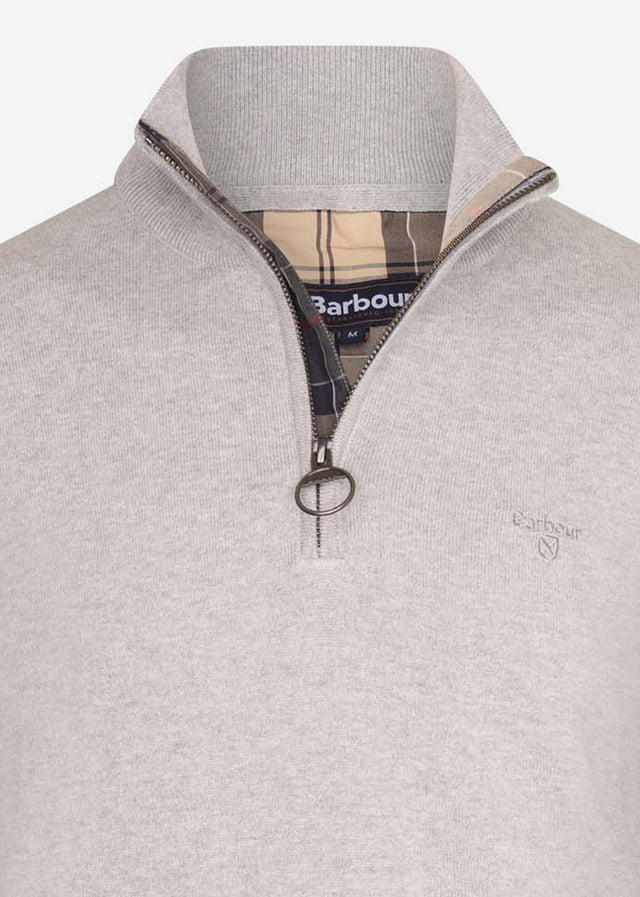 Barbour Pullover  Tain half zip - grey marl 
