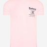 Barbour T-shirts  Chanonry tee - chalk pink 