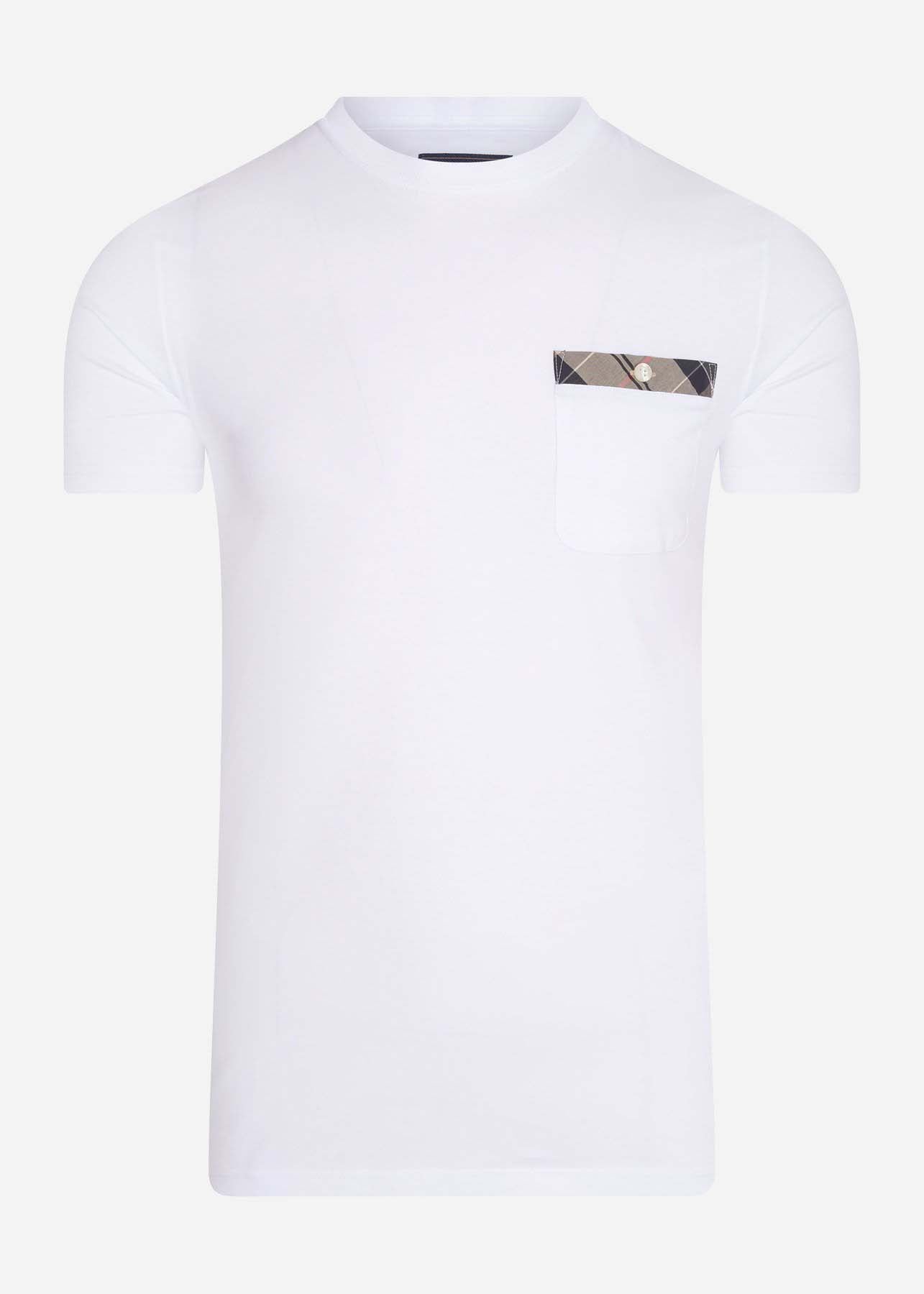 Barbour T-shirts  Durness pocket tee - white 