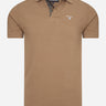 Barbour Polo's  Tartan pique polo - sandstone 