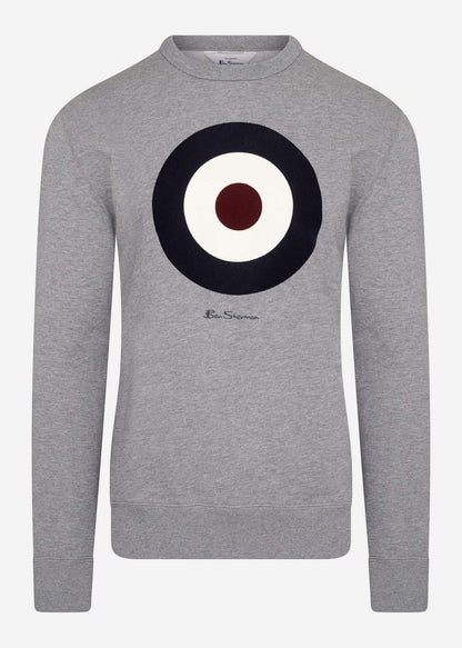 Ben Sherman Truien  Signature target sweat - steel 