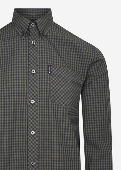 Ben Sherman Overhemden  Signature gingham aw - loden 