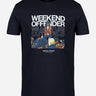 Weekend Offender T-shirts  Bovver - navy 