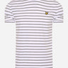 Lyle & Scott T-shirts  Breton stripe t-shirt - mid grey marl 
