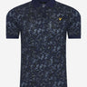 Lyle & Scott Polo's  Earth camo polo shirt - dark navy 