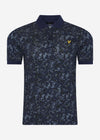 Lyle & Scott Polo's  Earth camo polo shirt - dark navy 