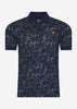 Lyle & Scott Polo's  Earth camo polo shirt - dark navy 