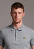 Lyle & Scott Polo's  Plain polo shirt - mid grey marl 