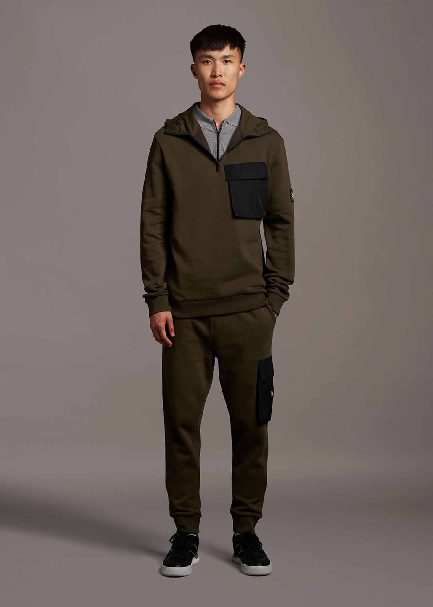 Lyle & Scott Hoodies  Pocket hoodie - olive 