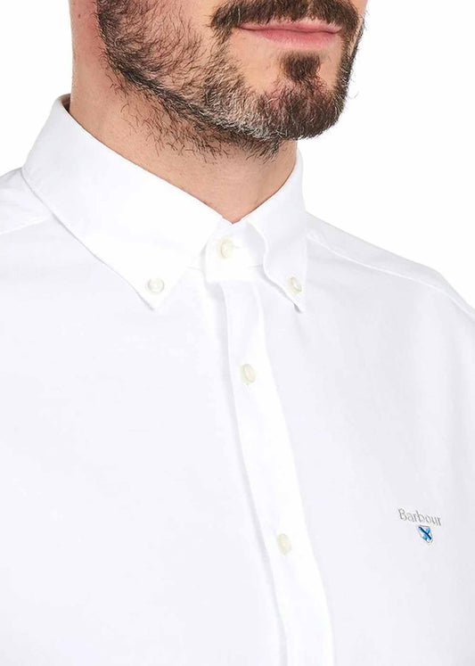 Barbour Overhemden  Oxford 3 tailored shirt - white 