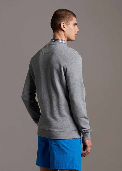 Lyle & Scott Truien  Crew neck sweatshirt - mid grey marl 