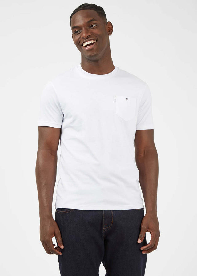 Ben Sherman T-Shirts  Signature pocket tee - white 