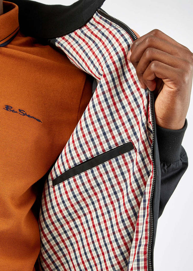 Ben Sherman Jacken  Signature harrington - black 