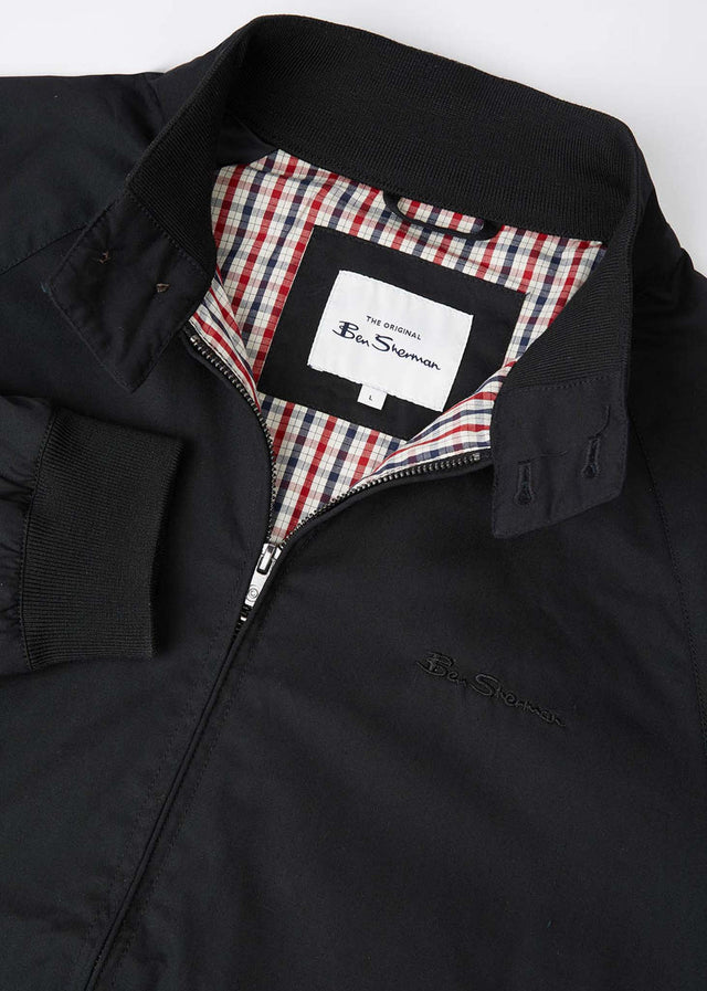 Ben Sherman Jacken  Signature harrington - black 