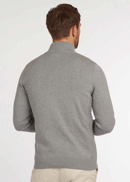 Barbour Truien  Cotton half zip - grey marl 