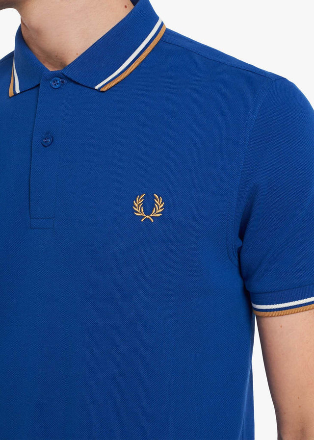 Fred Perry Poloshirts  Twin tipped fred perry shirt - mid blue 